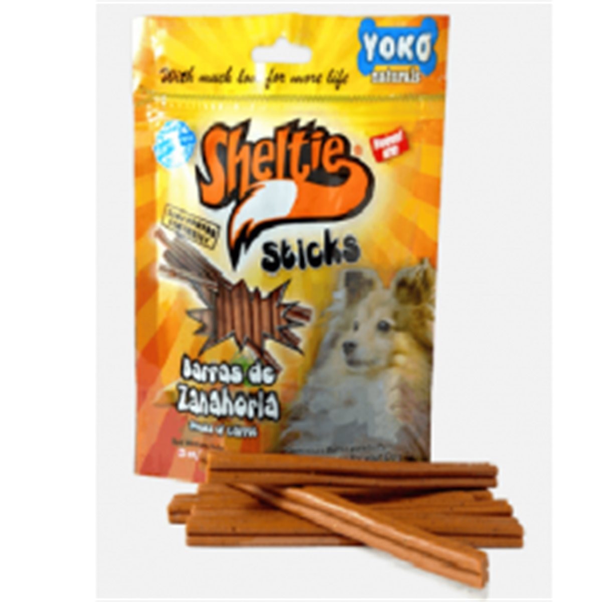 SHELTIE STICKS BARRA ZANAHORI 85gr