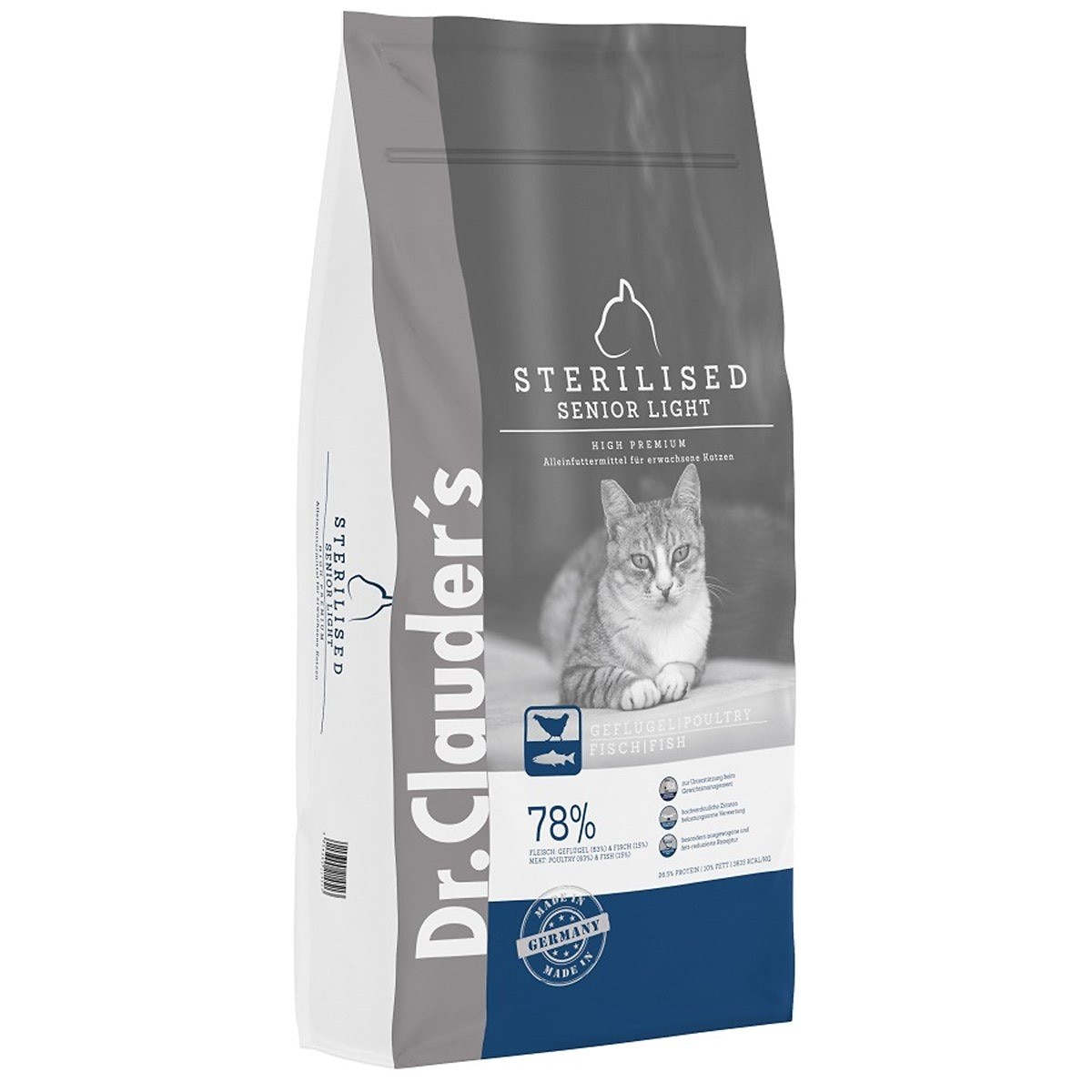 DR CLAUDERS CAT SENIOR LIGHT 1.5 K