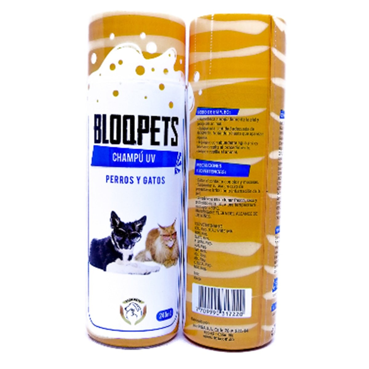 CHAMPU BLOQPETS PERROS&GATOS * 240 ML