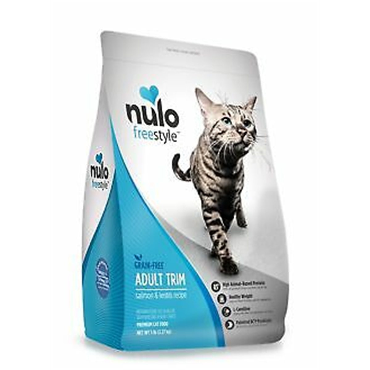 NULO CAT GRAIN FREE ADULT SALMON * 5LB