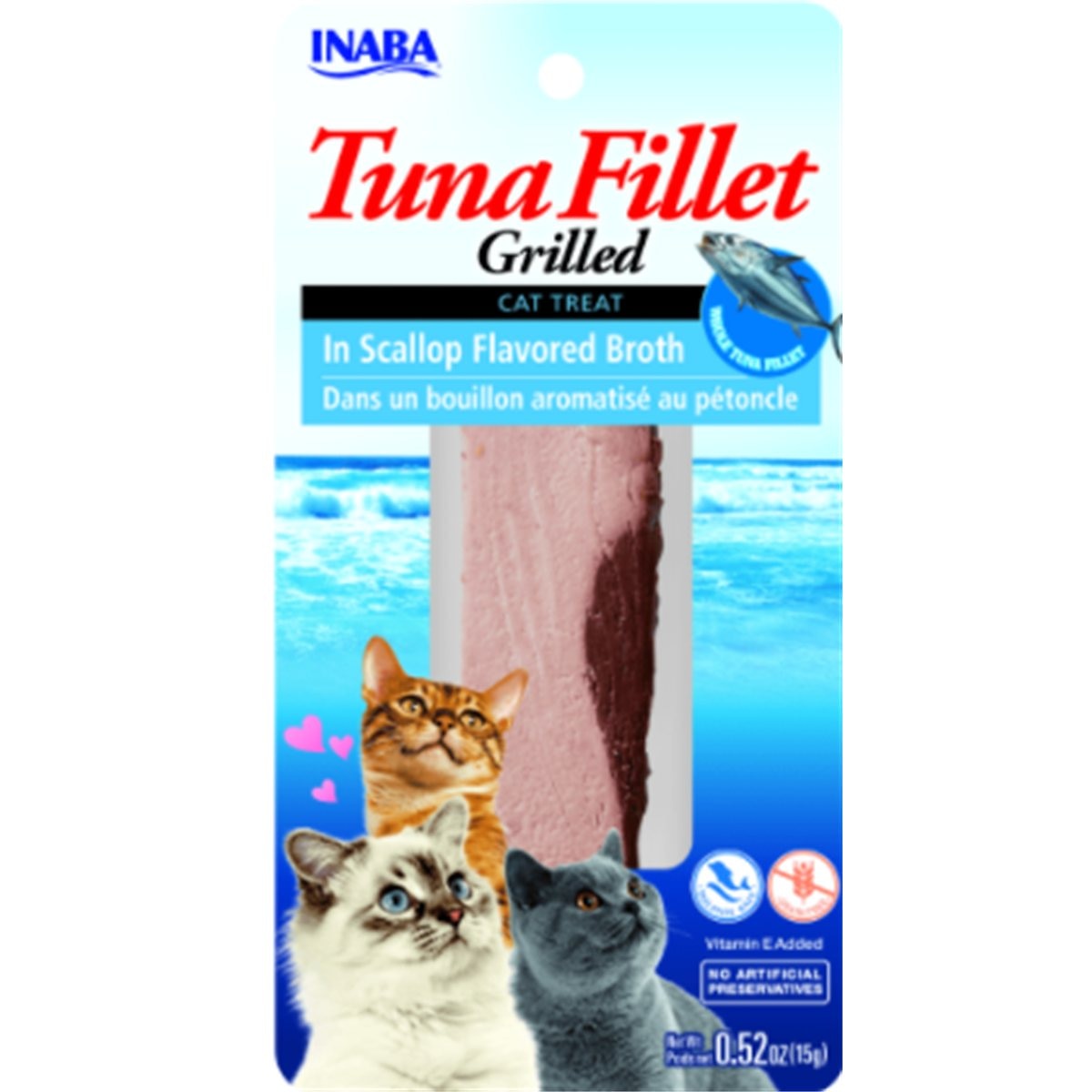 SNACK CAT GRILLED FILLET-VIEIRA* 15 GR