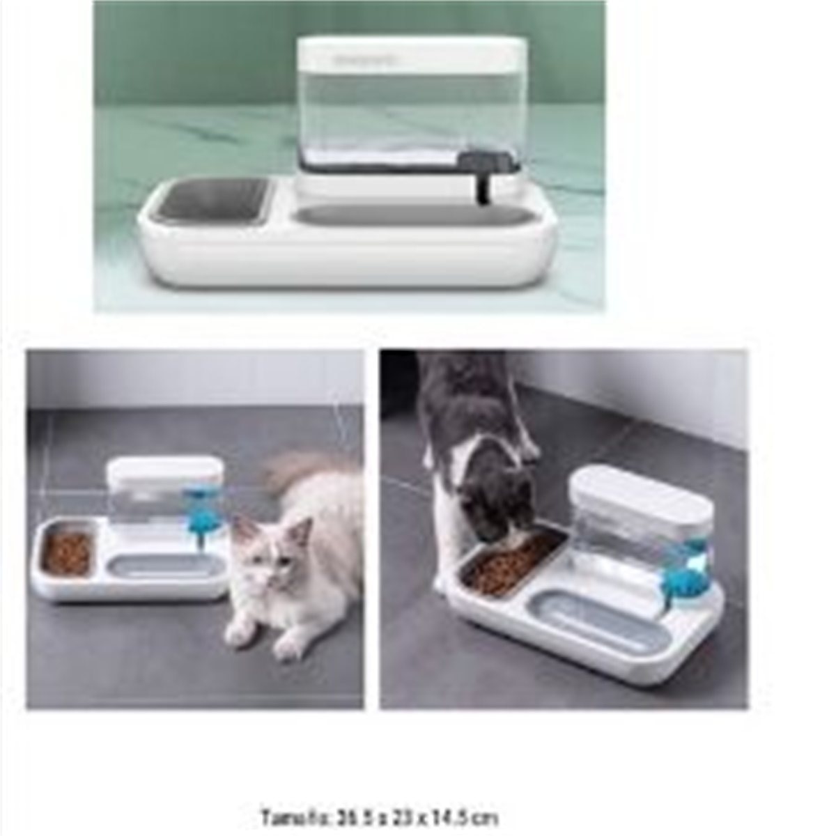 DISPENSADOR DE AGUA CON COMEDERO TANK