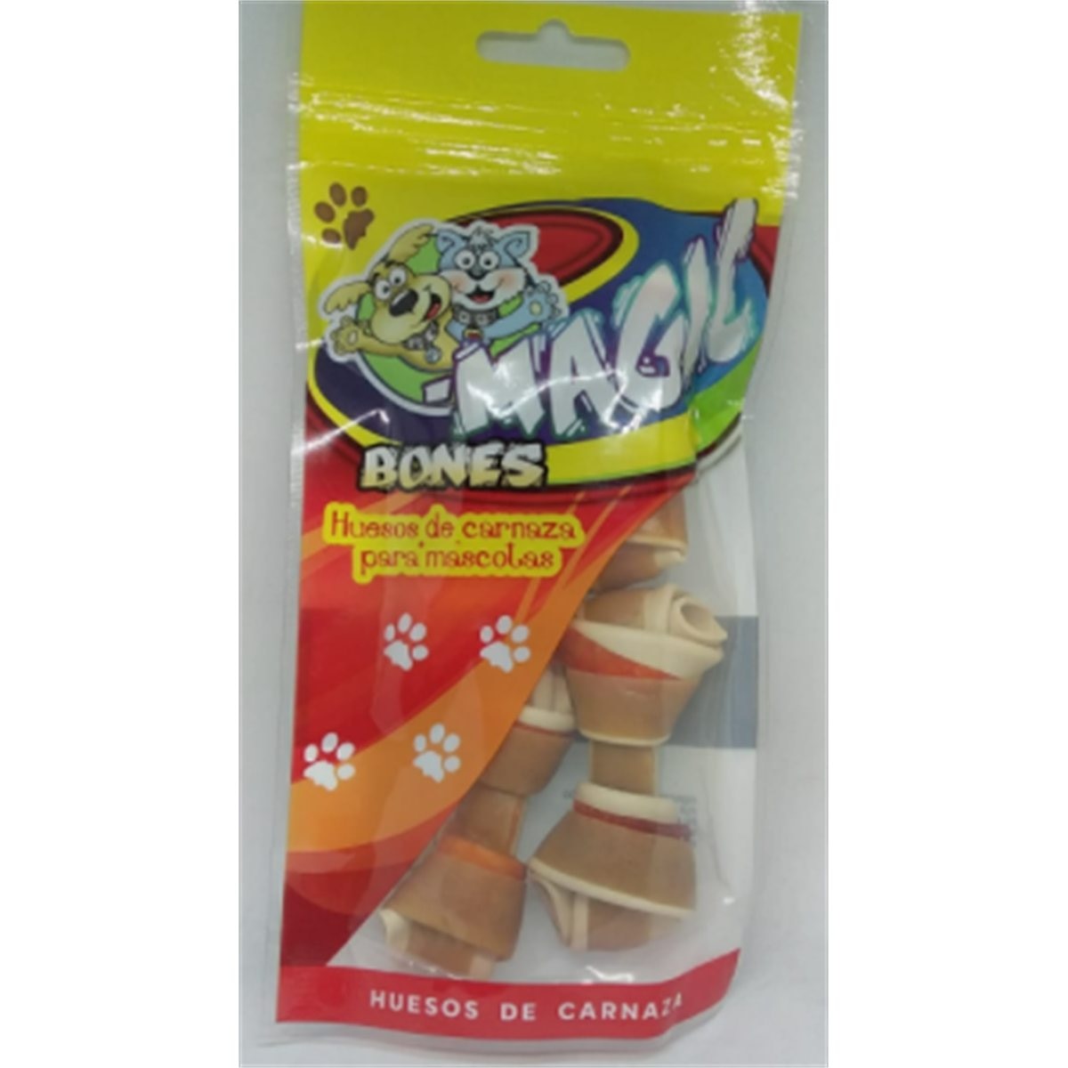 HUESO DE CARNAZA SABOR A POLLO * 4 UND