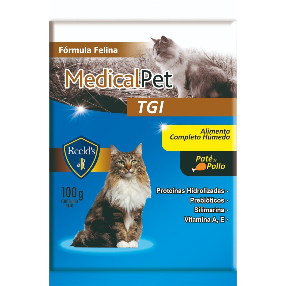 REELD´S MEDICAL PET TGI GATOS * 100gr