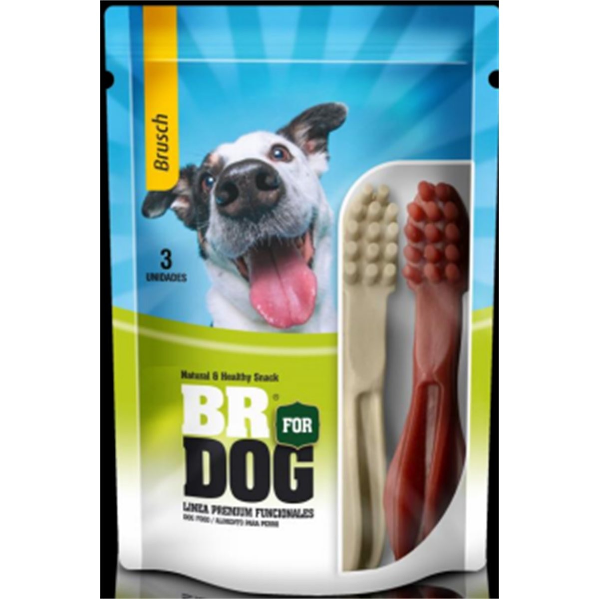 SNACK BR FOR DOG BRUSH * 3 UND