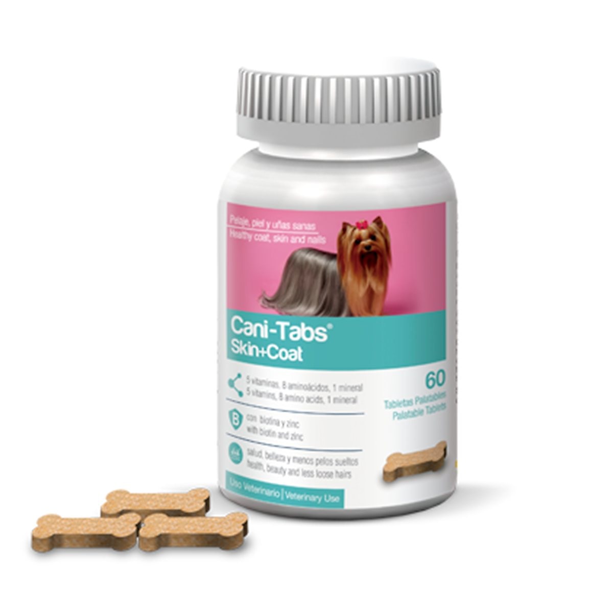 CANI TABS SKIN + COAT CAP  * 60 TAB