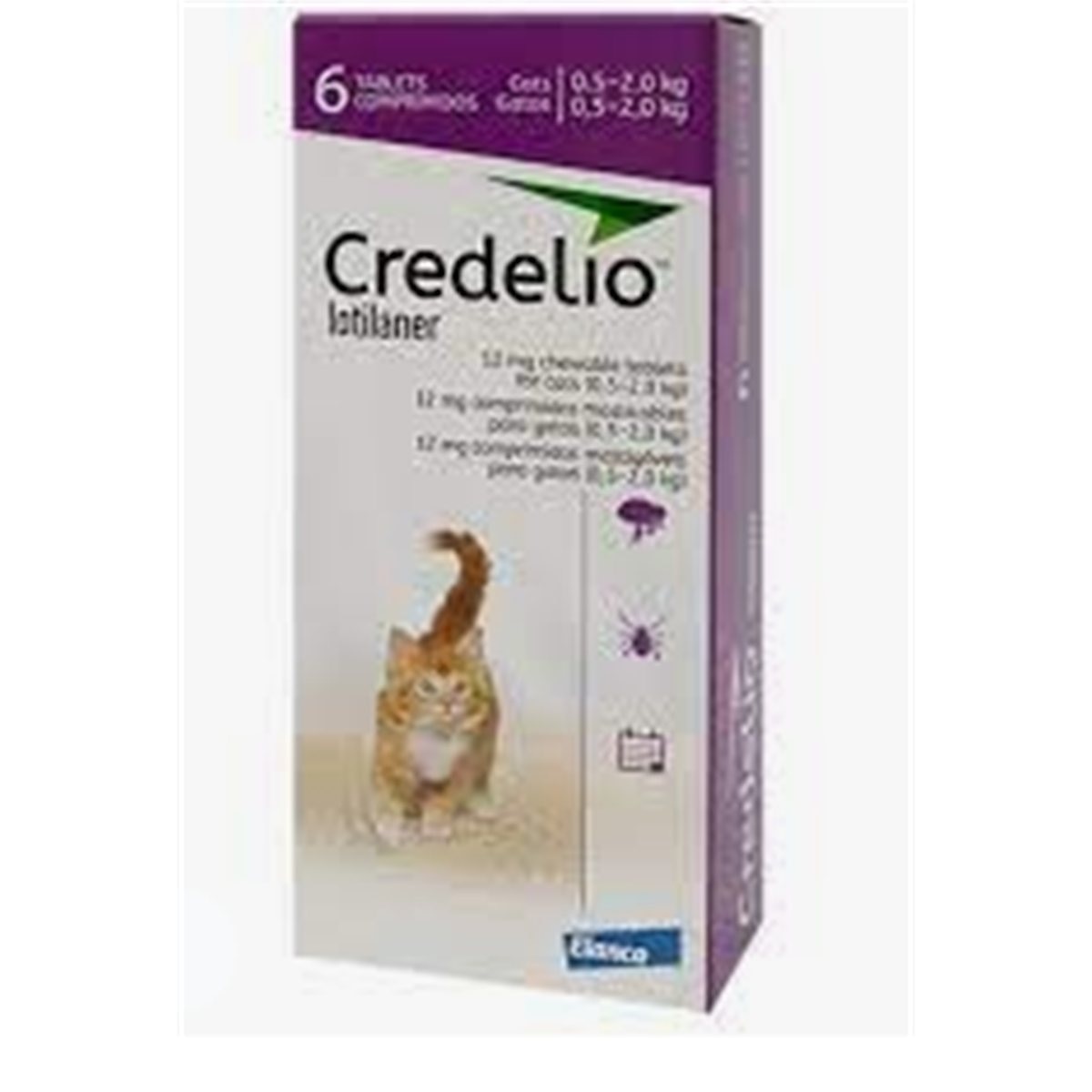 CREDELIO CAT 0.5-2.0 kg MORADO * TABLETA