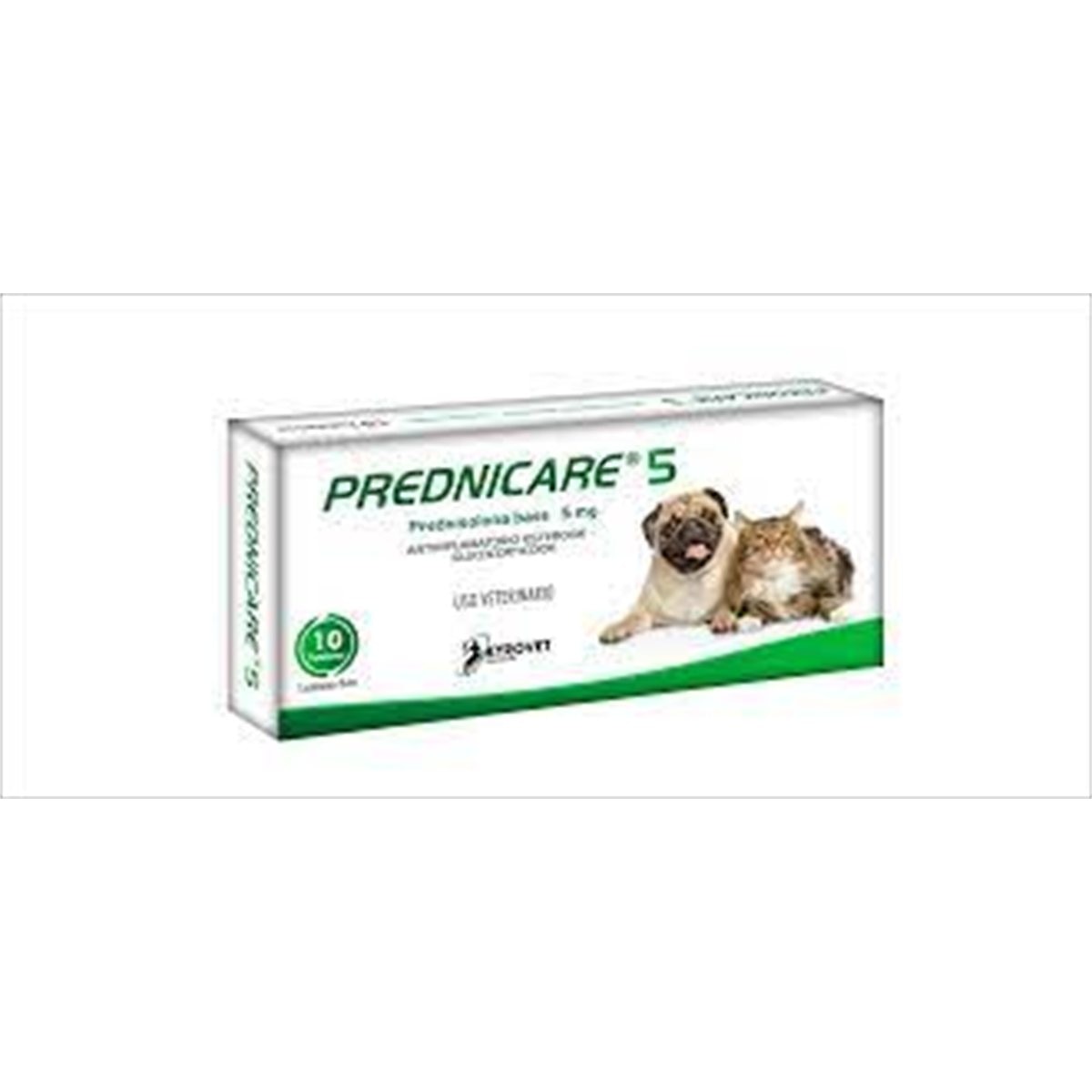 PREDNICARE 5 mg PREDNISOLO Caja * 10 tab
