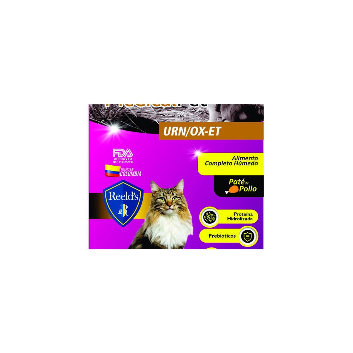 REELD´S MEDICAL PET URN GATOS * 100gr