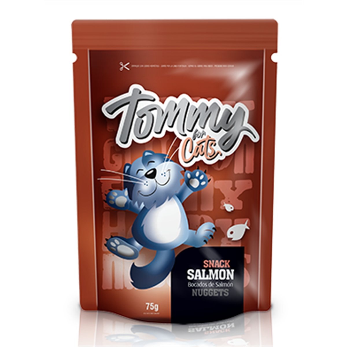 SNACK TOMMY CAT SALMON* 75 gr