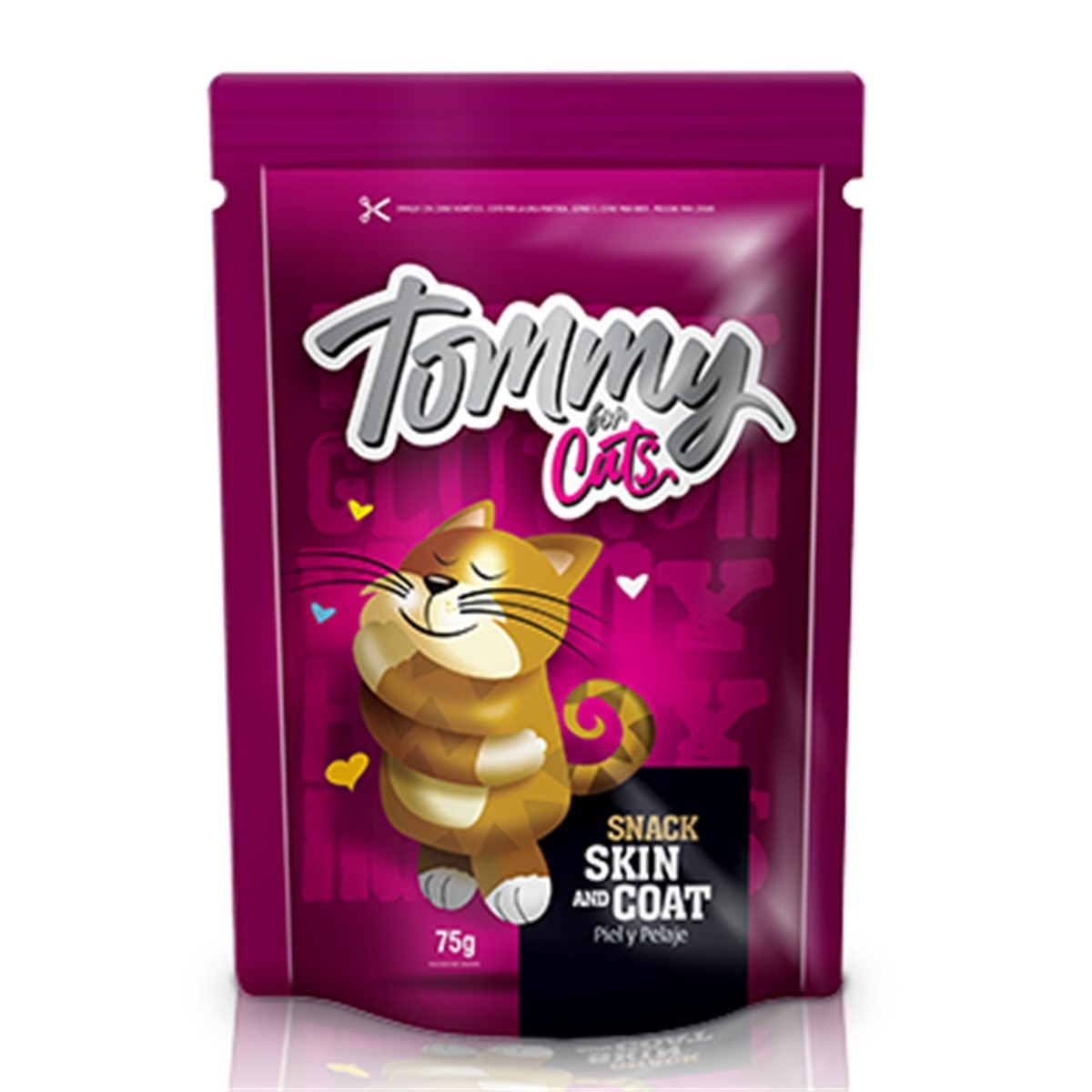 SNACK TOMMY CAT SKIN&COAT* 75 gr