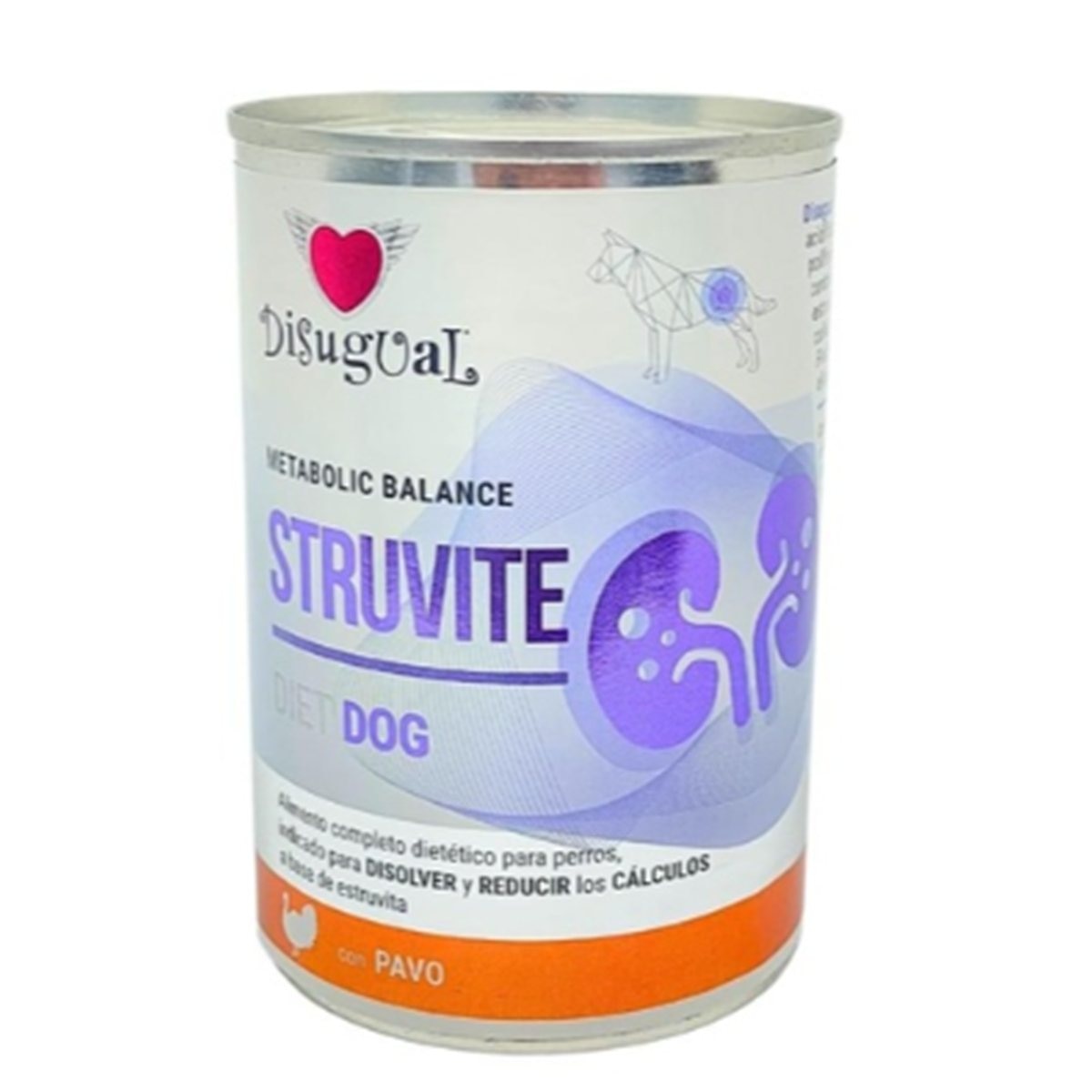DISUGUAL DOG LATA STRUVITE PAVO* 400 GR