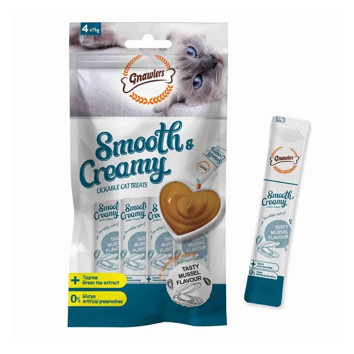 SNACK SMOOTH&CREAMY MEJILLON 60 gr 4 UND