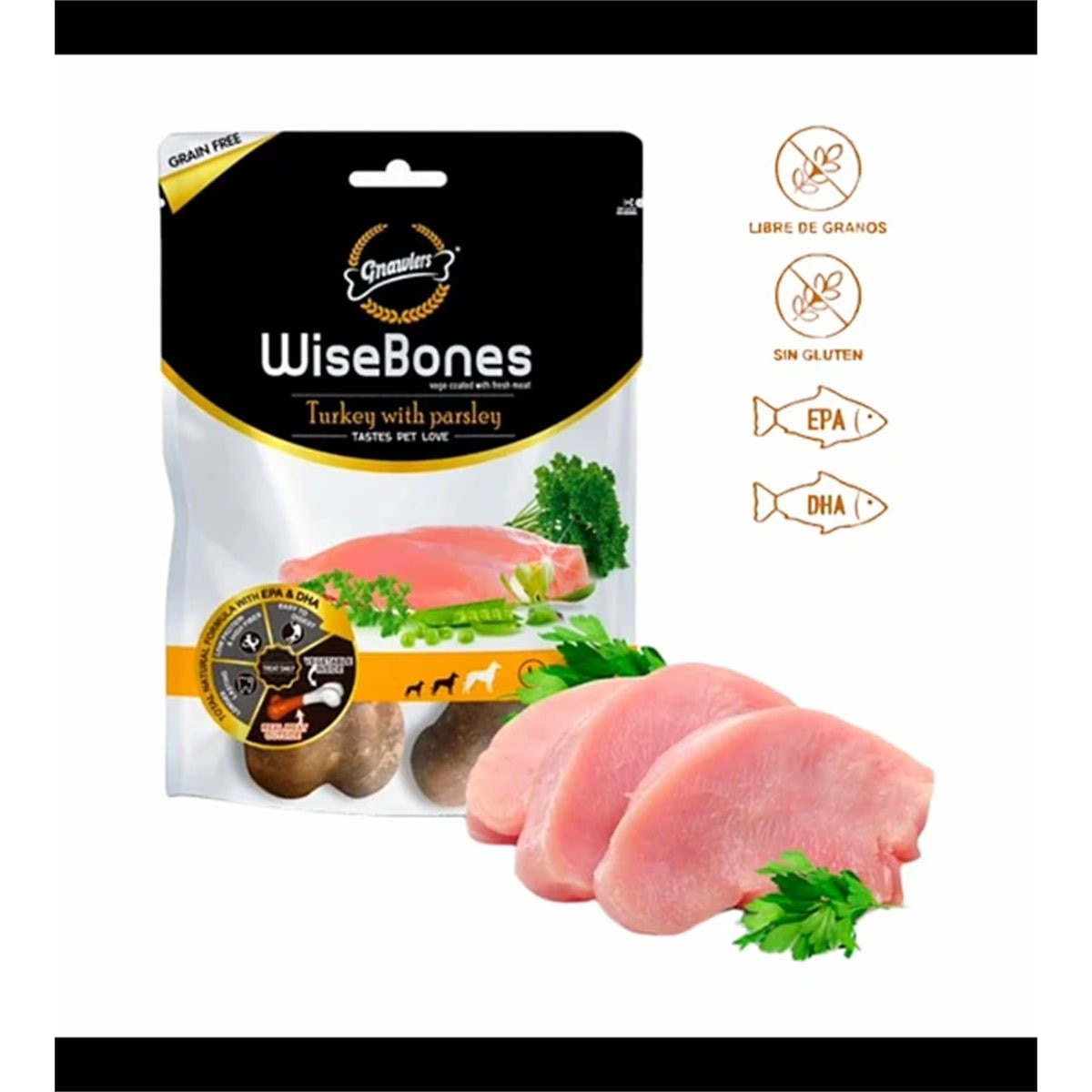 WISEBONES PAVO Y PEREJIL RM * 200gr