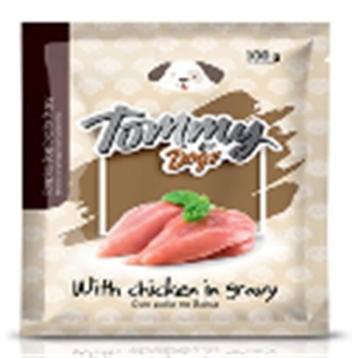 POUCH TOMMY PUPPY POLLO EN SALSA*100 gr