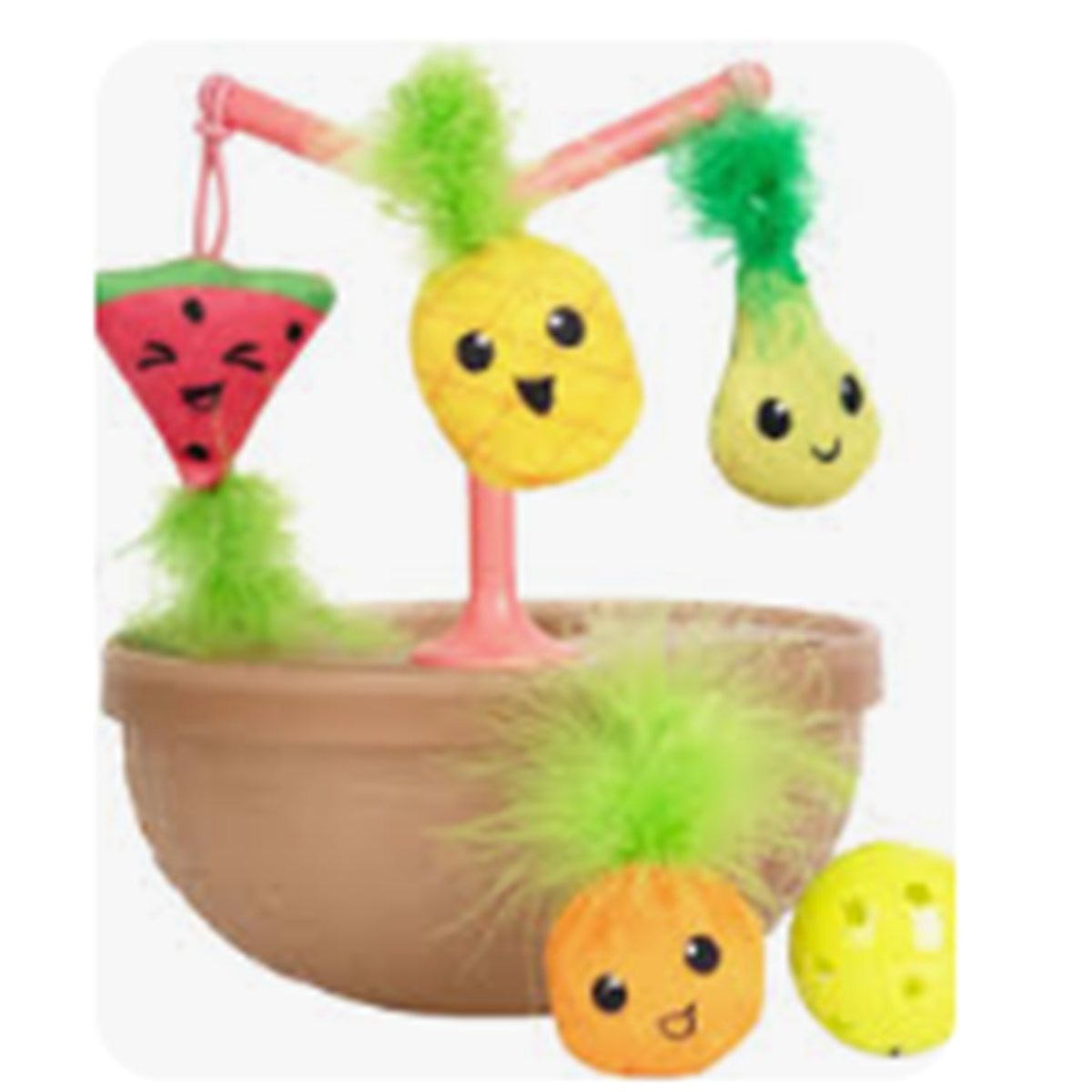 JUGUETE CATSTAGES HUNT WOBBLE FRUIT BOWL