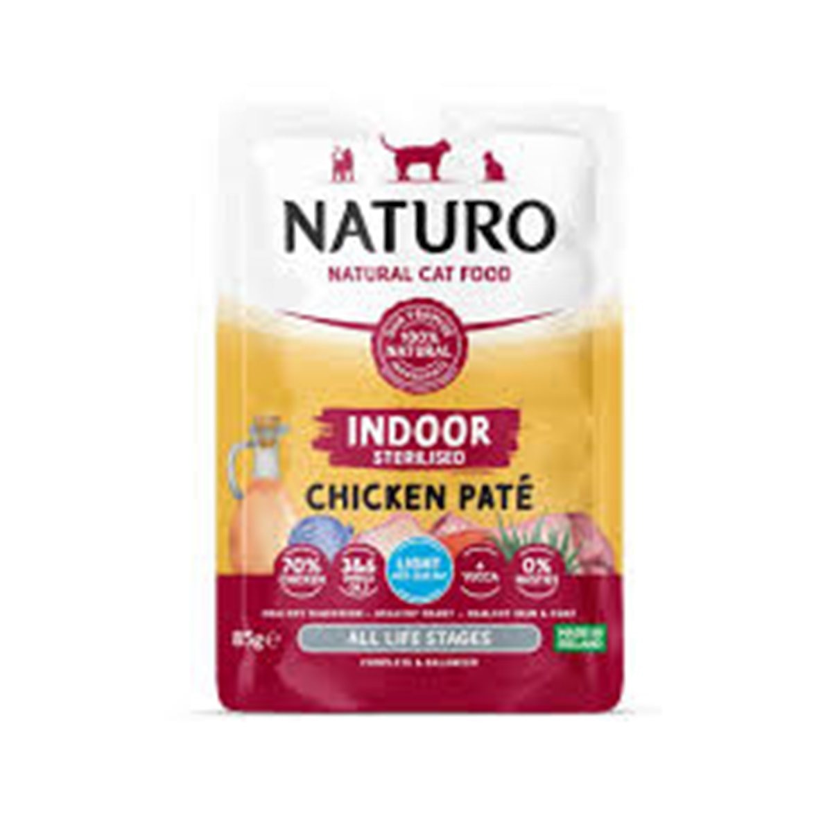 NATURO CAT ADUL INDOOR POLLO* 85gr