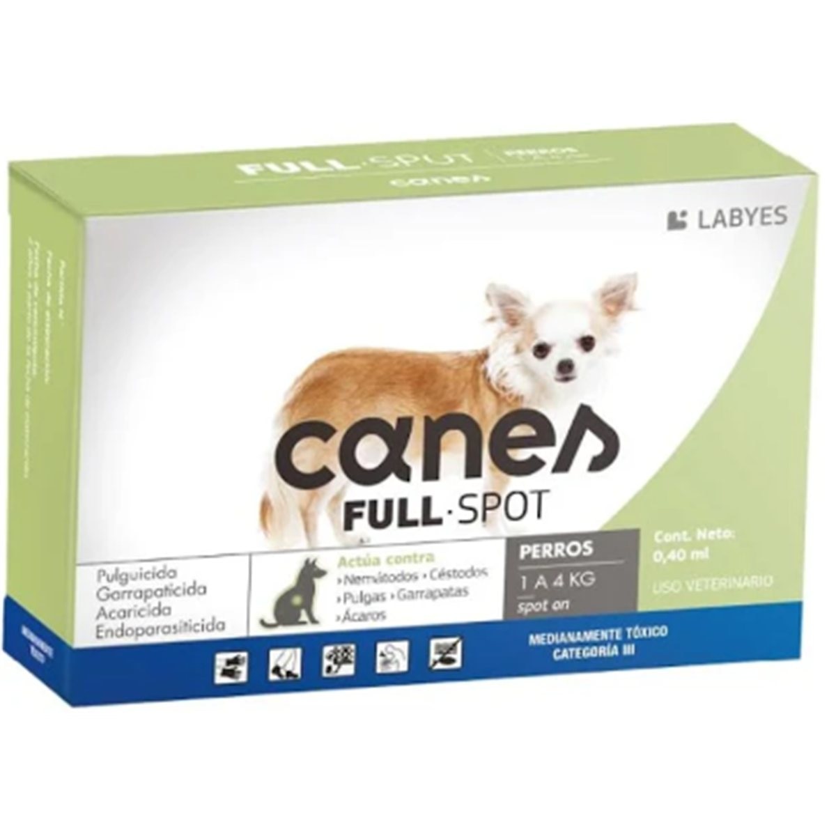 CANES FULL SPOT 1 A 4 KG