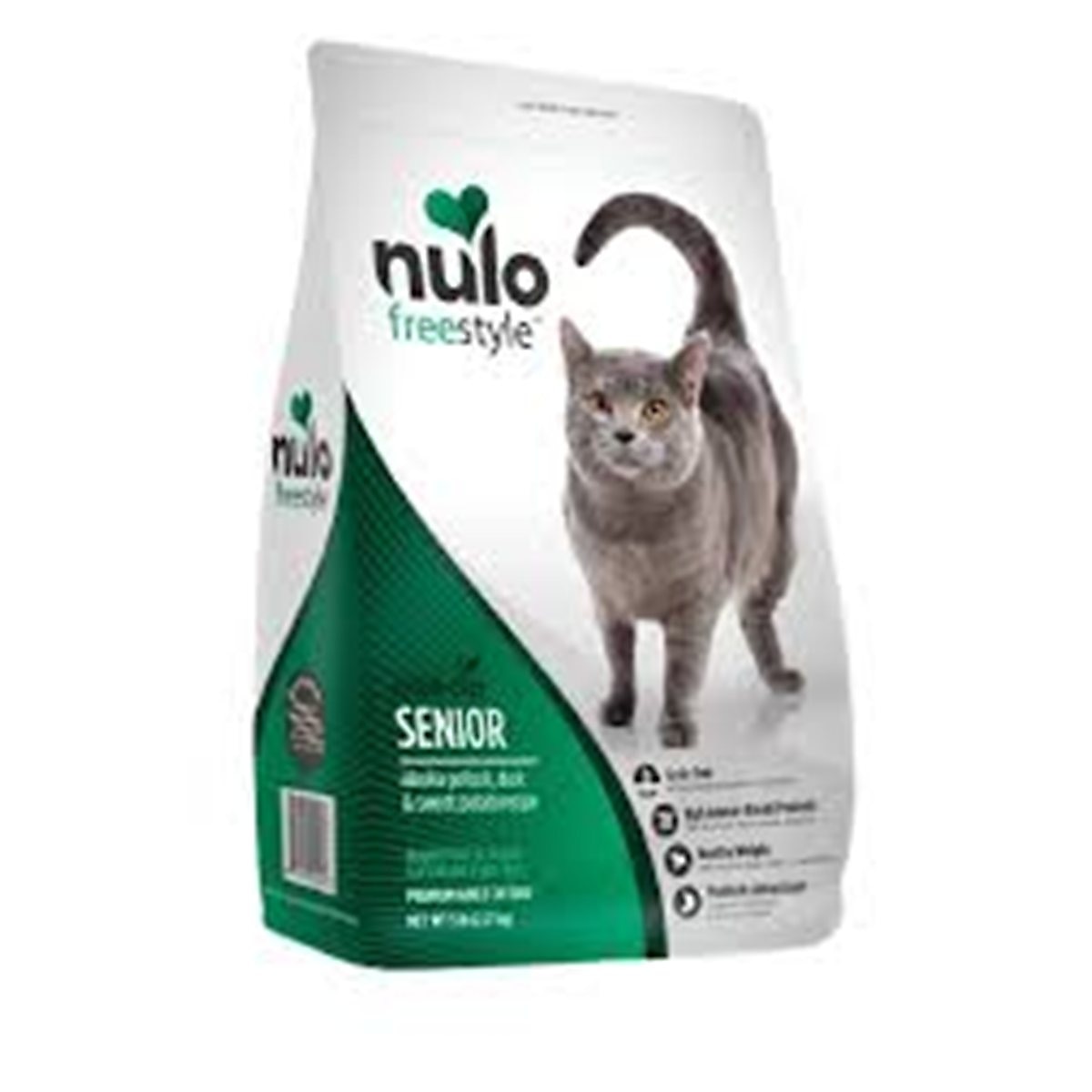 NULO CAT SENIOR ALASKA,POLLOCK,DUCK*12LB
