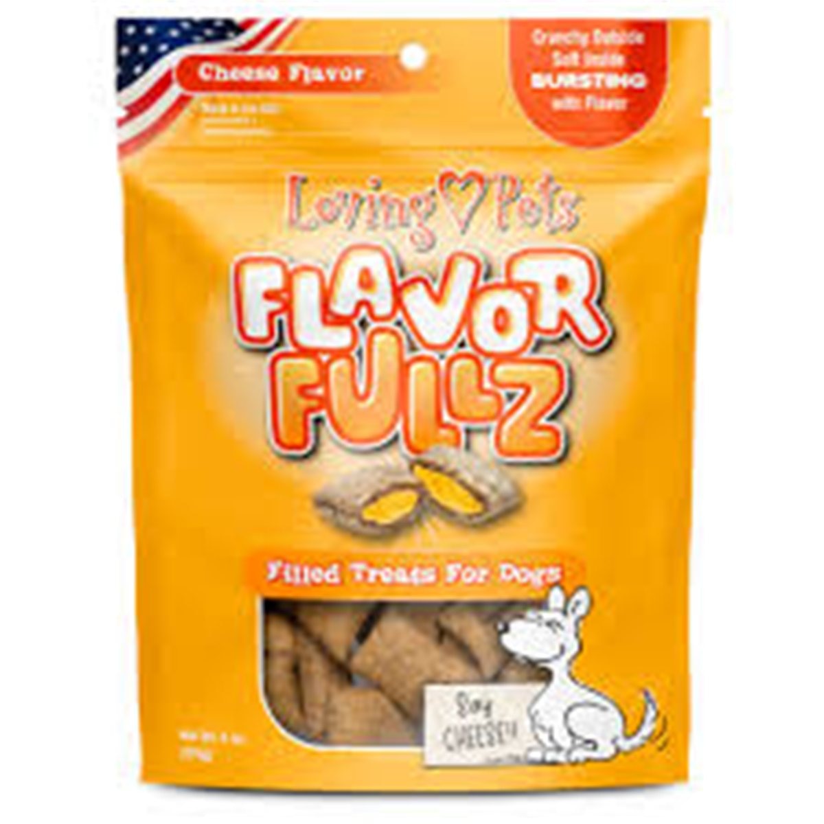 SNACK FLAVORFULLZ DOG QUESO  *170 gr