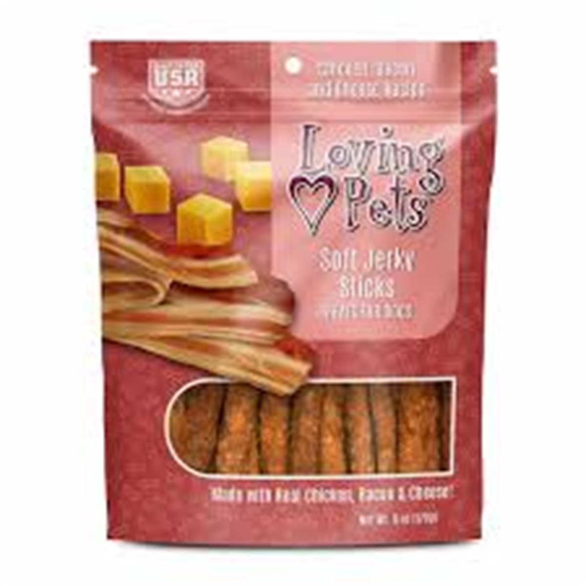SNACK DOG JERKY TOCIN&QUESO CABANO*170gr