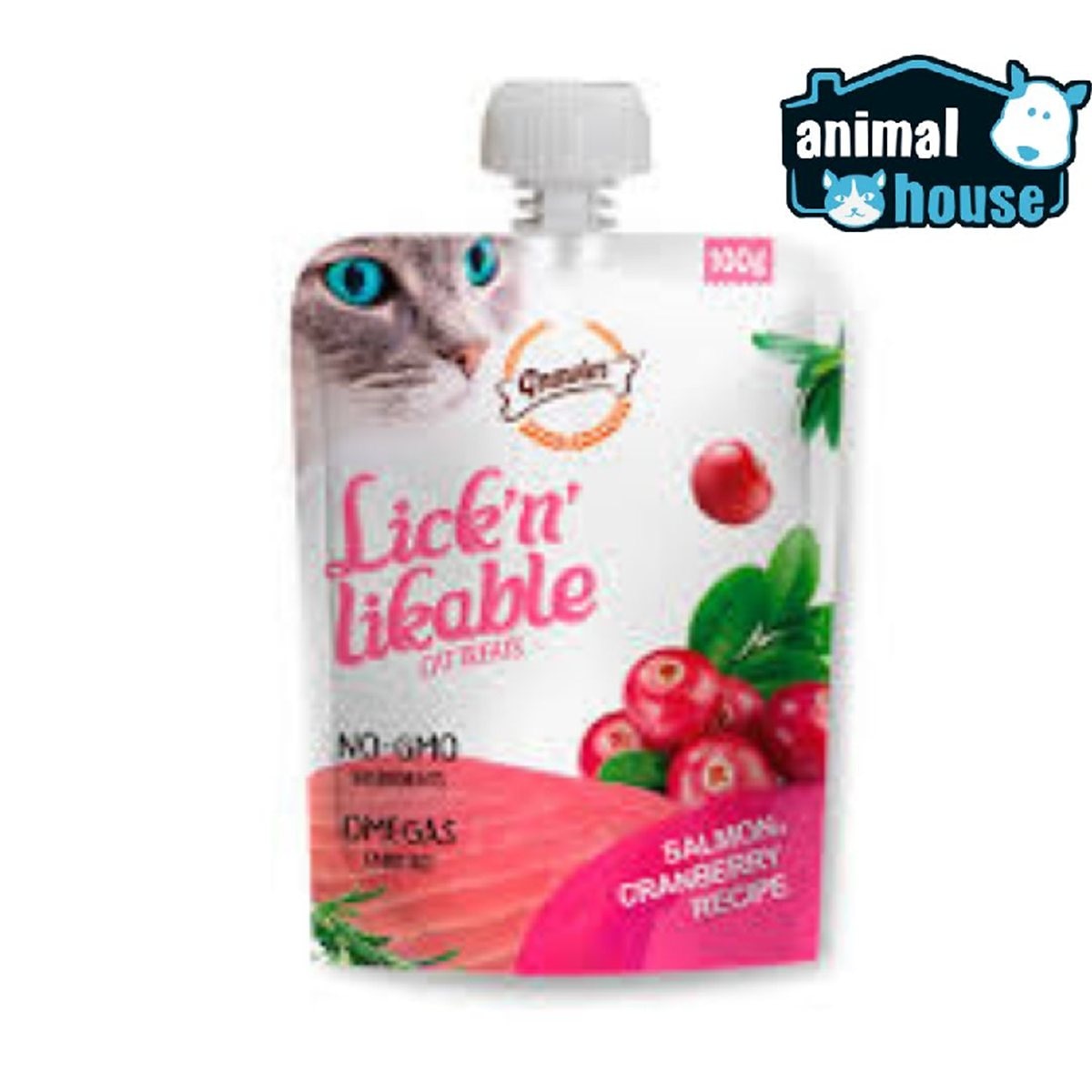 LICKN LIKABLE SALM & CRANBERRY * 100 gr