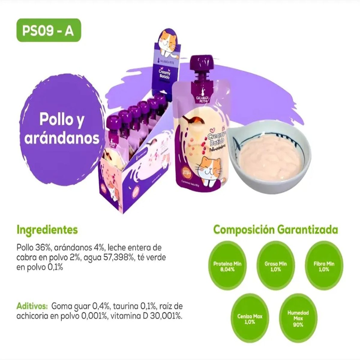 CREAMY BATIDO POLLO Y ARANDANOS *6