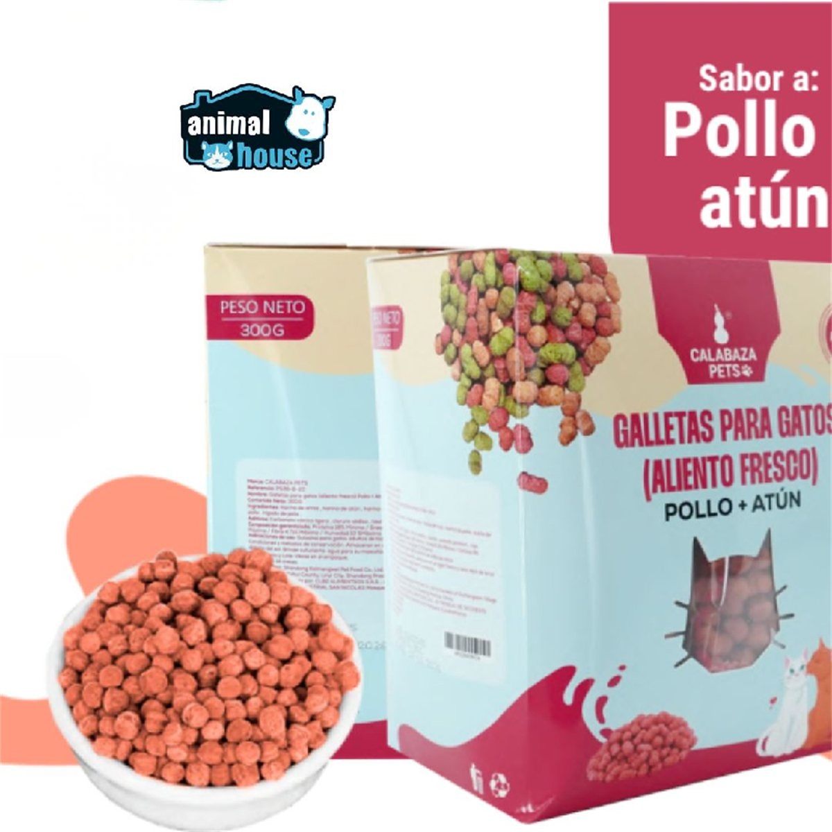 GALLETAS PARA GATO POLLO&ATUN * UND
