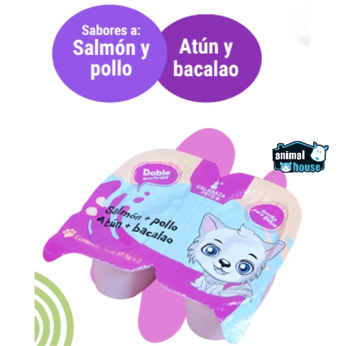 DUO CUP SNACK SALMON&POLLO