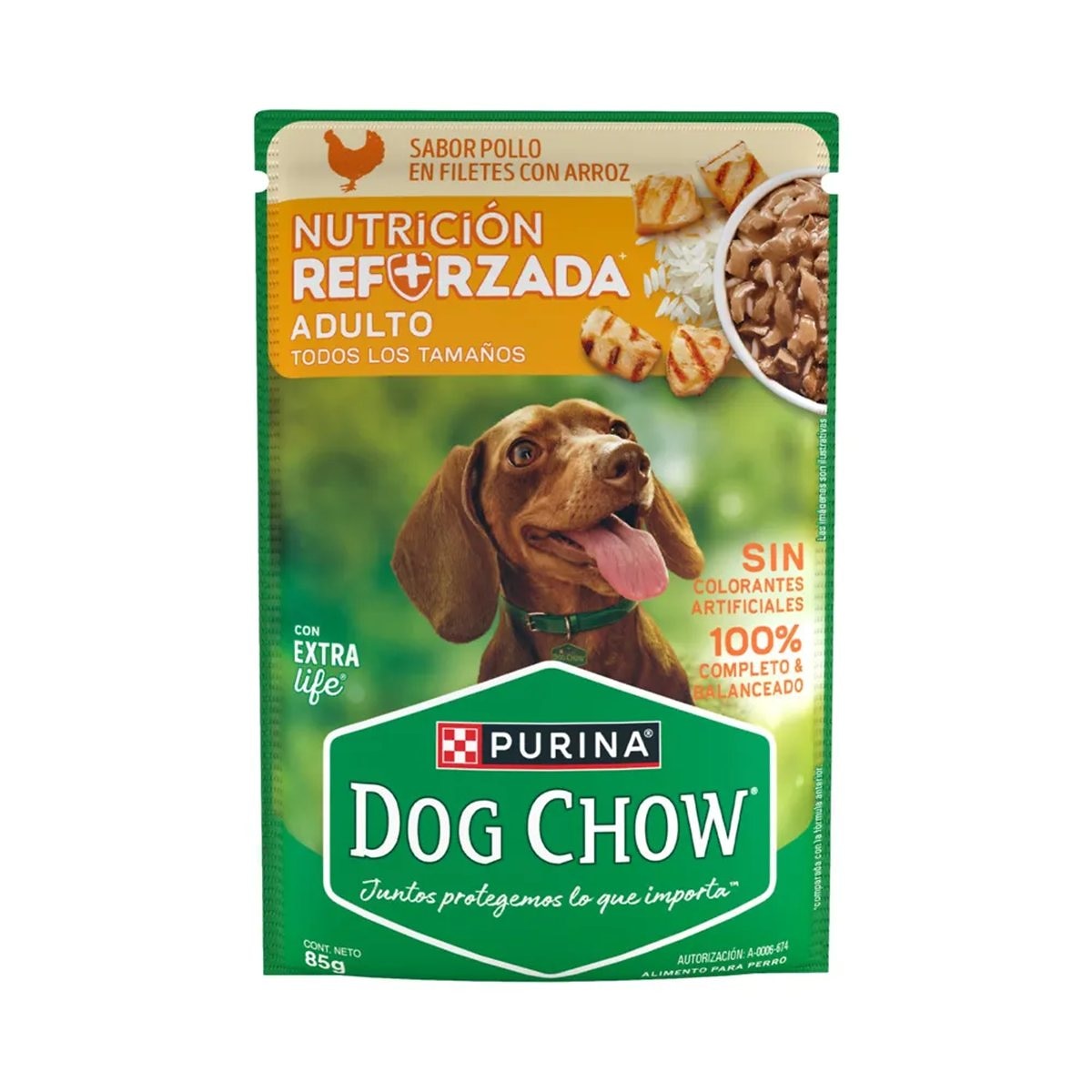 DOG CHOW POUCH ADULTO POLLO * 85 gr