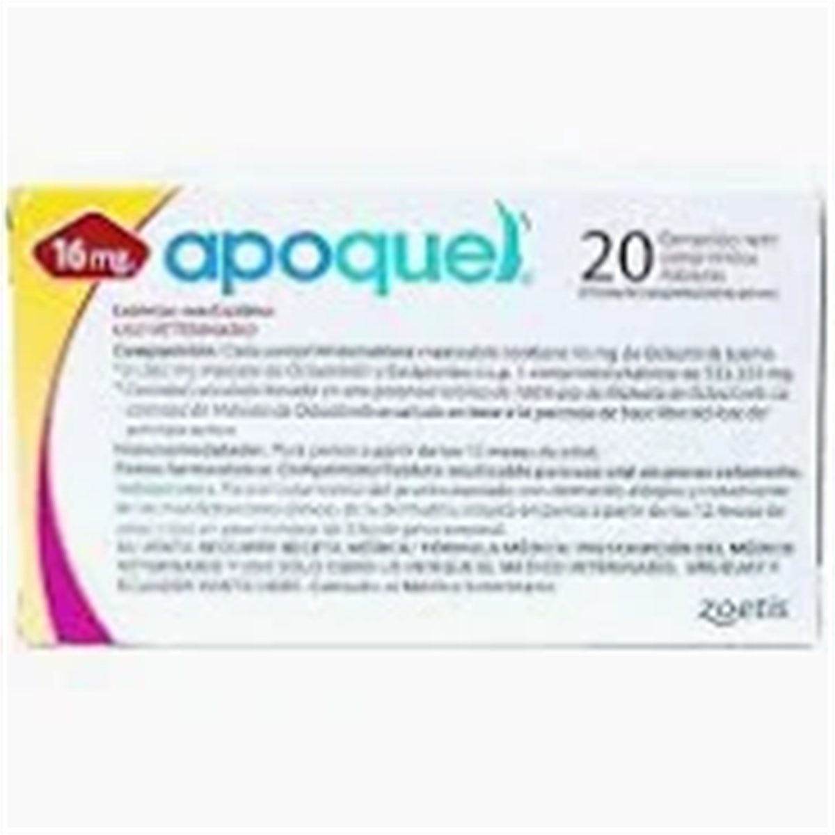 APOQUEL 16MG *UN BLISTER 10 TAB