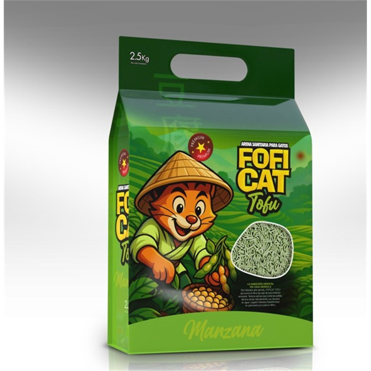 ARENA FOFICAT TOFU MANZANA * 2.5kg