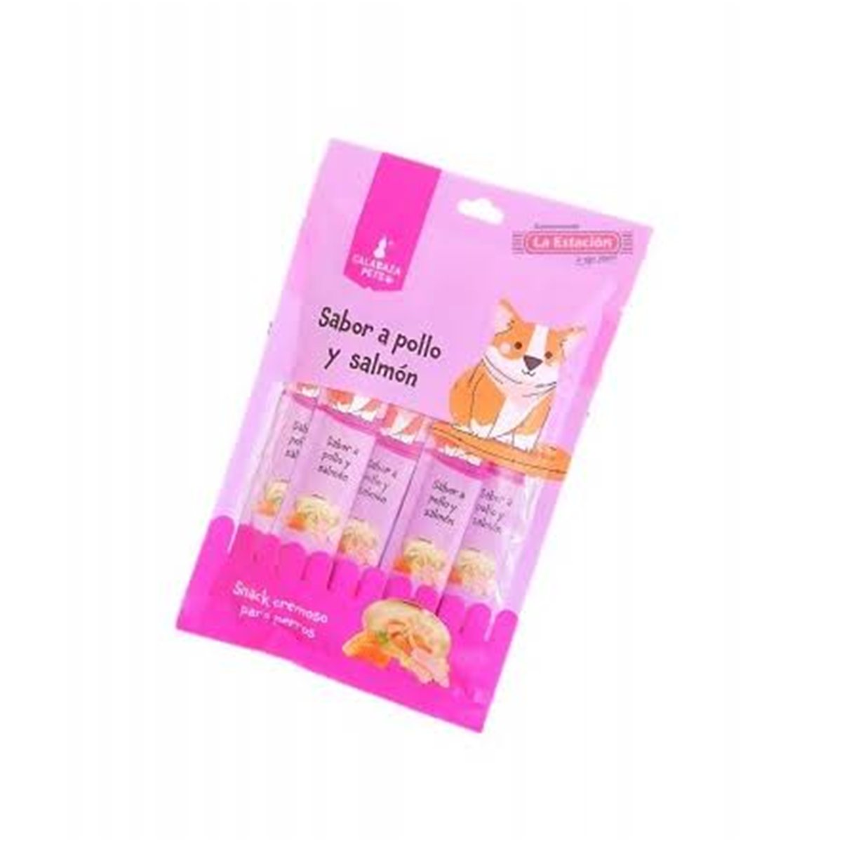 SNACK CREMOSO PERRO POLLO&SALMON* 75 gr