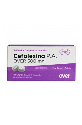 CEFALEXINA 500mg OVER XBLISTER