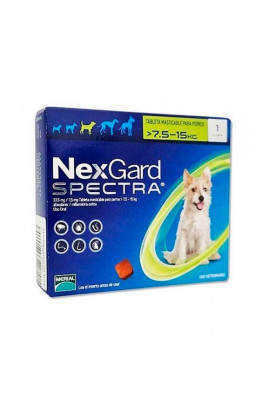 NEXGARD SPECTRA 7.5 -15 kg VERDE