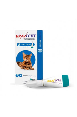 BRAVECTO CAT 250 mg 1 Pipeta 2.8-6.25 kg