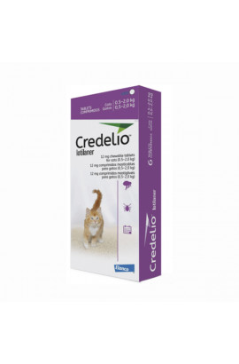CREDELIO CAT 0.5-2.0 kg MORADO X TABLETA