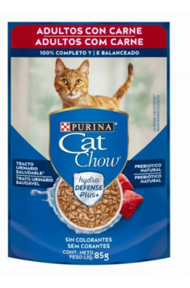 CAT CHOW POUCH ADULTO CARNE...