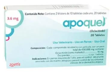 APOQUEL 3.6 mg  X BLISTER 10 Tab
