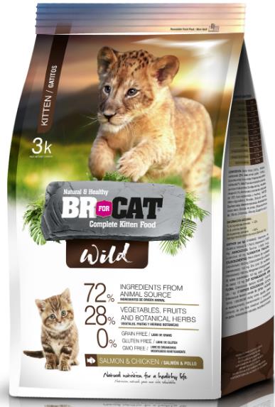 BR FOR CAT WILD KITTEN SALMONPOLLOX3 kg