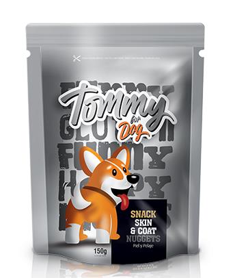 SNACK TOMMY DOG SKIN  COAT X 150 gr