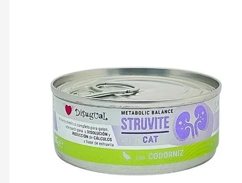 DISUGUAL CAT STRUVITE  DIET CODORNI 85gr