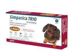 SIMPARICA TRIO 12 Mg 5-10 kg X1 TABLETA